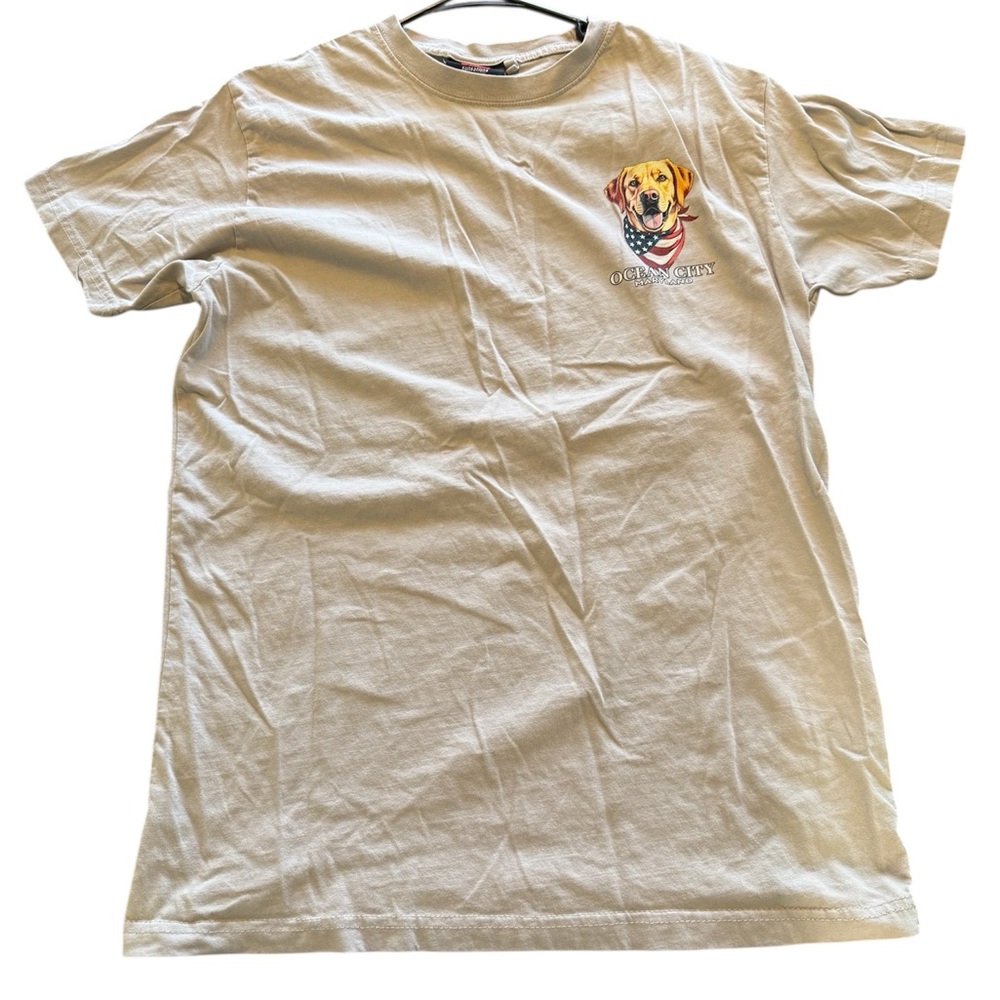 Sunsations Ocean City MD Graphic Short Sleeve Tee - Cream